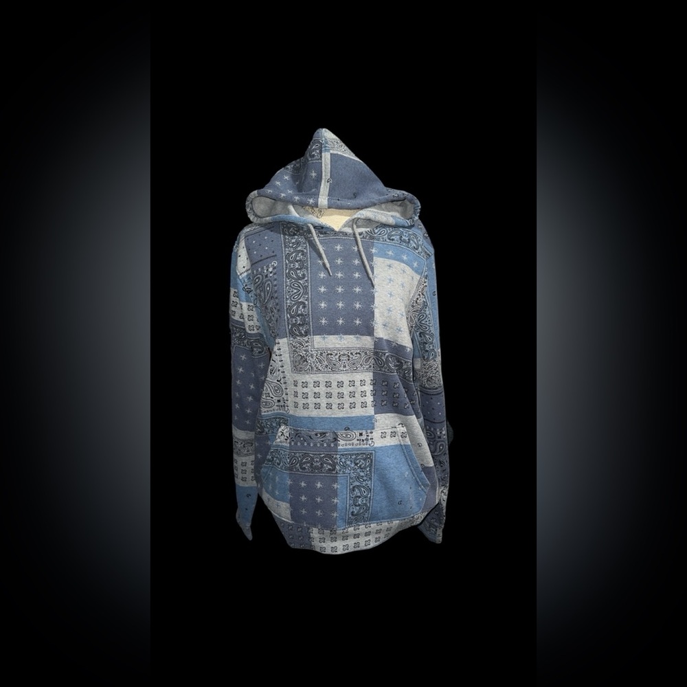 Patchwork Hoodie with Cozy Hood